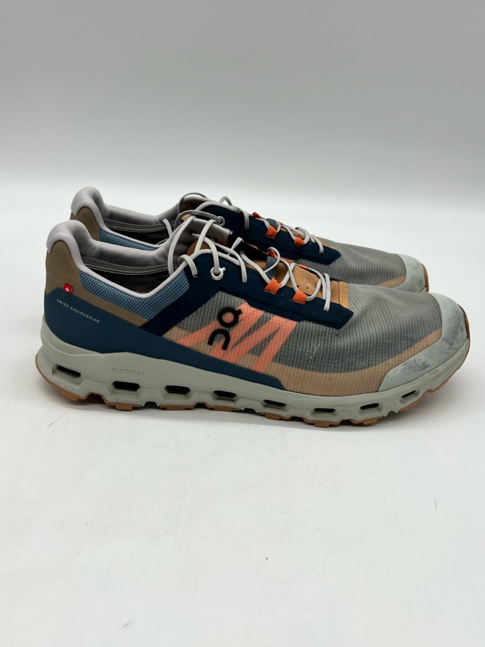 On Cloudvista Men 14 Navy Mineral Mesh Running Athletic Sneakers Shoes 64.98432